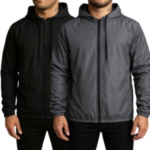 Kit 2 Jaquetas Corta Vento Masculina Impermeável Resistente ao Vento